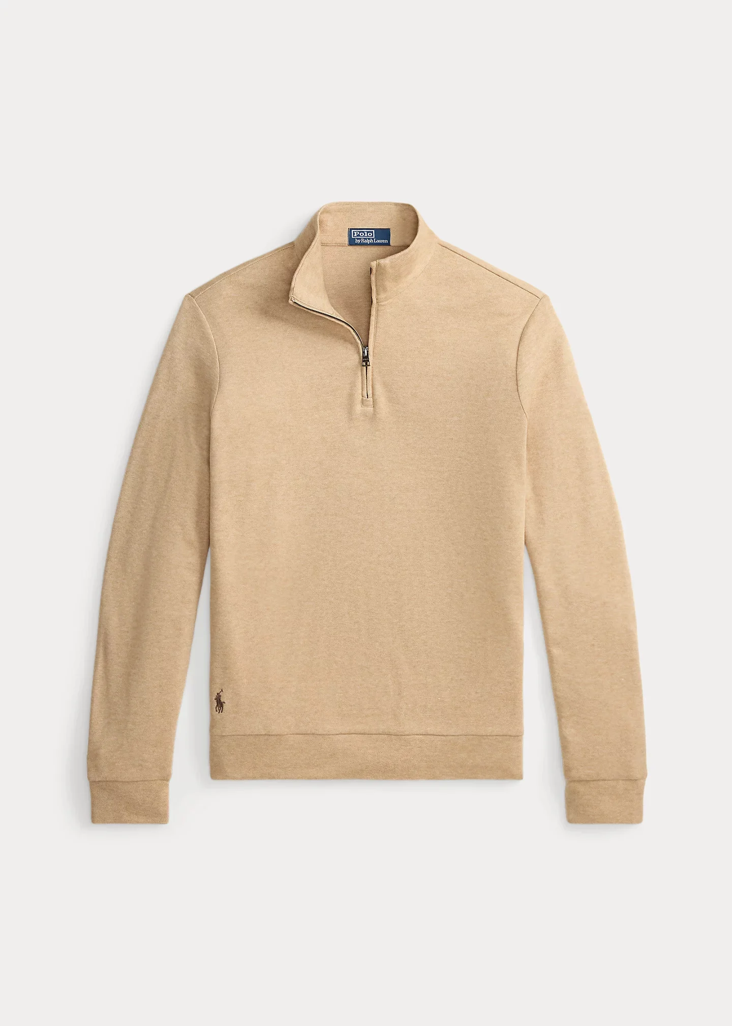 Textured Quarter-Zip Pullover - 1