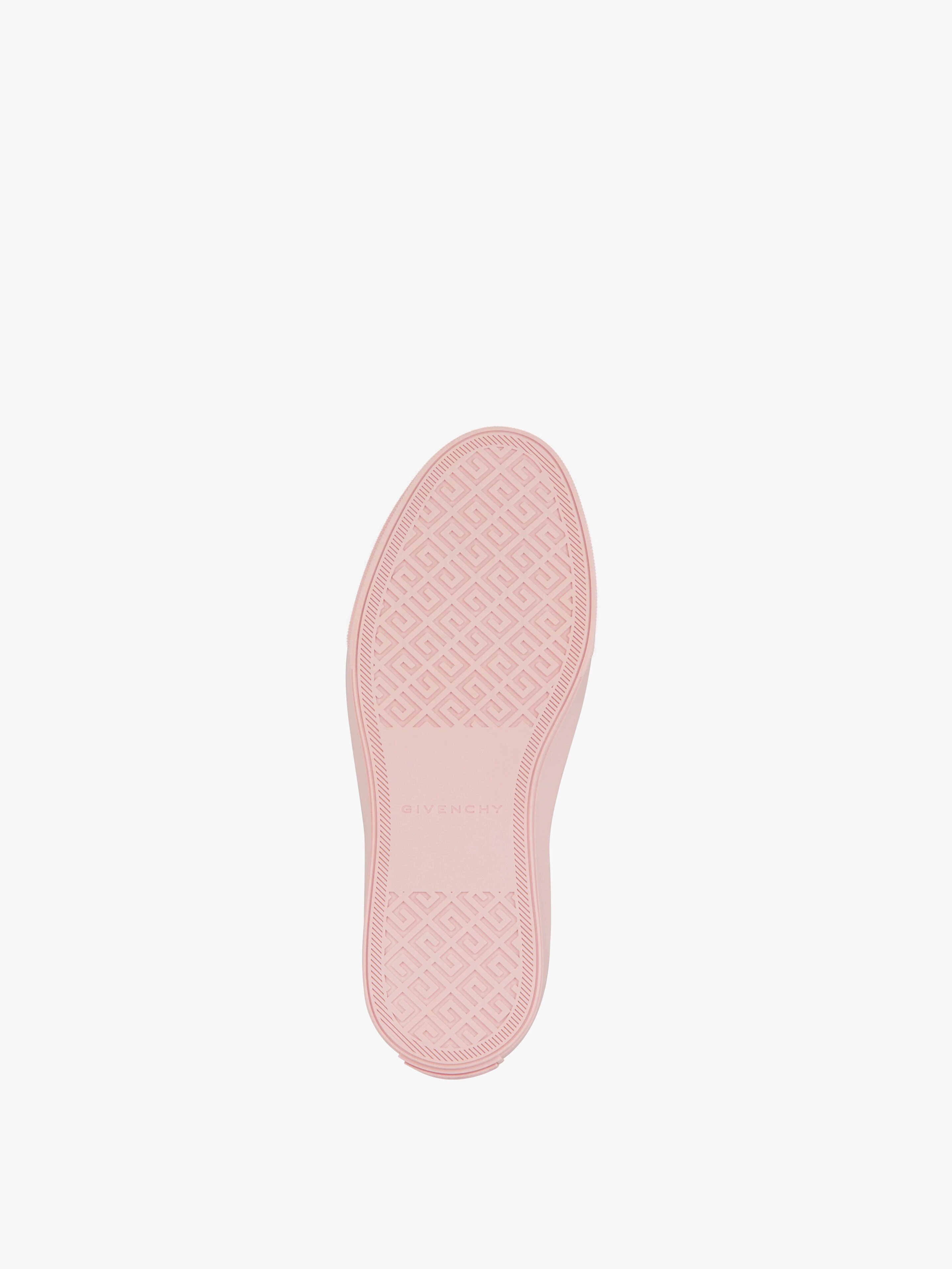 SNEAKERS IN LEATHER WITH GIVENCHY WEBBING - 5