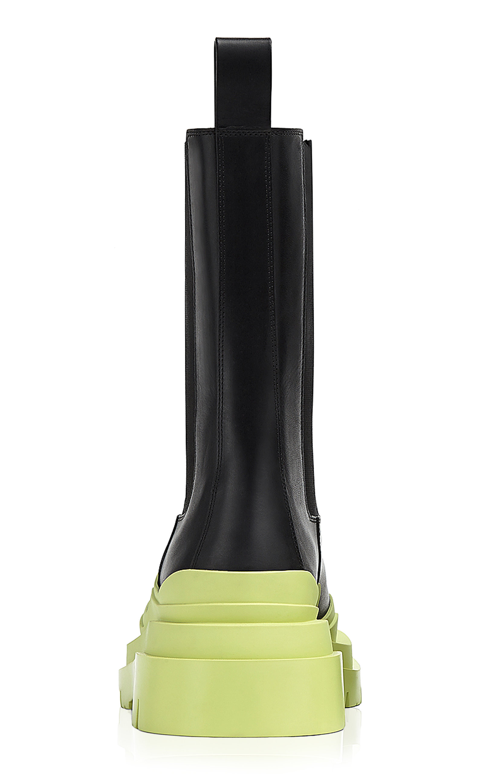 The Tire Leather Ankle Boots green - 4
