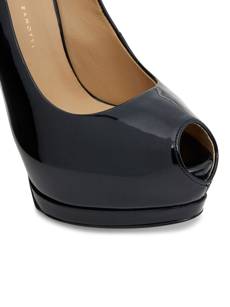 Sharon 130mm leather pumps 4