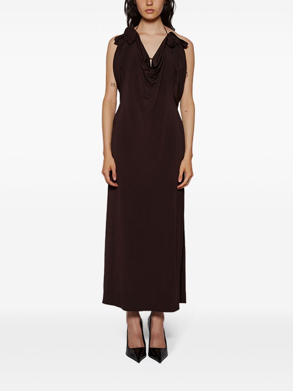 Cowl-neck dress - 3
