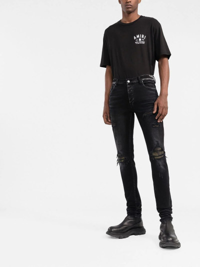 AMIRI ripped-detail skinny jeans outlook