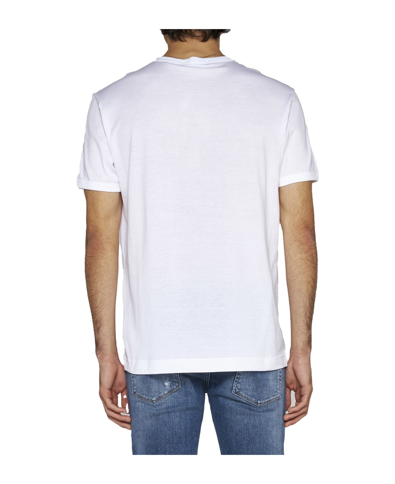Cotton Crew-neck T-shirt - 4