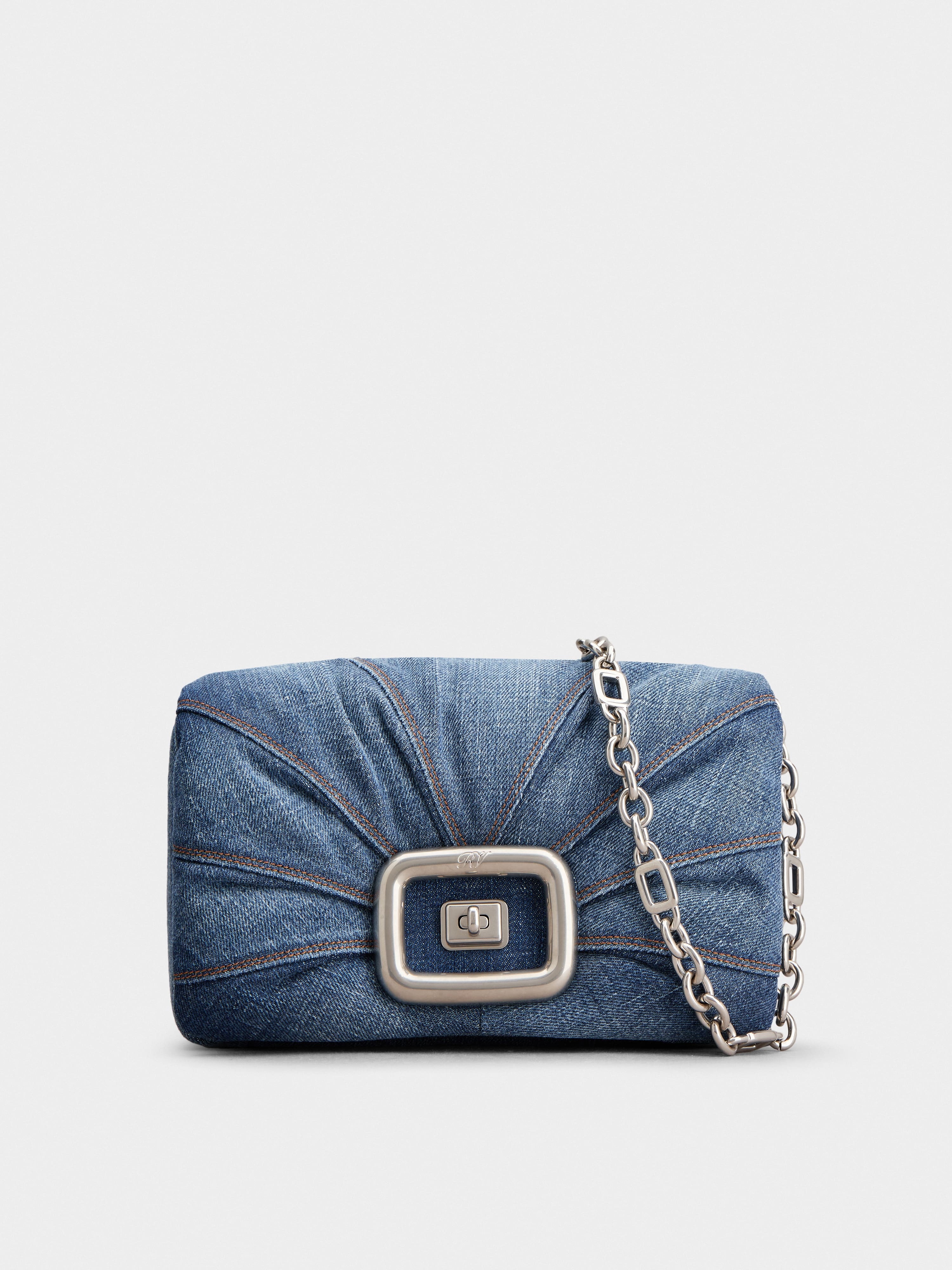 Viv' Choc Bag in Denim - 1