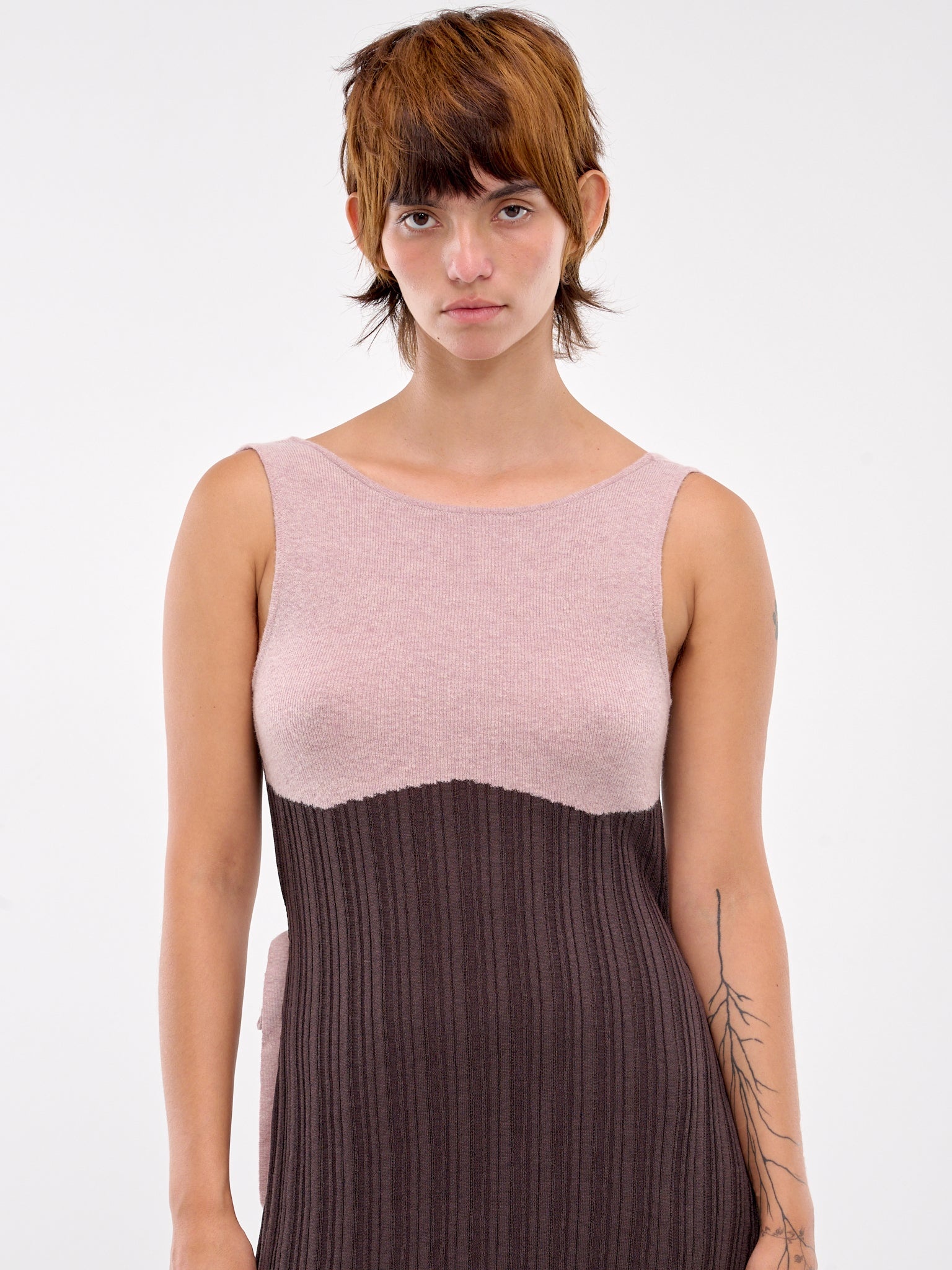 Rib Knit Dress - 4