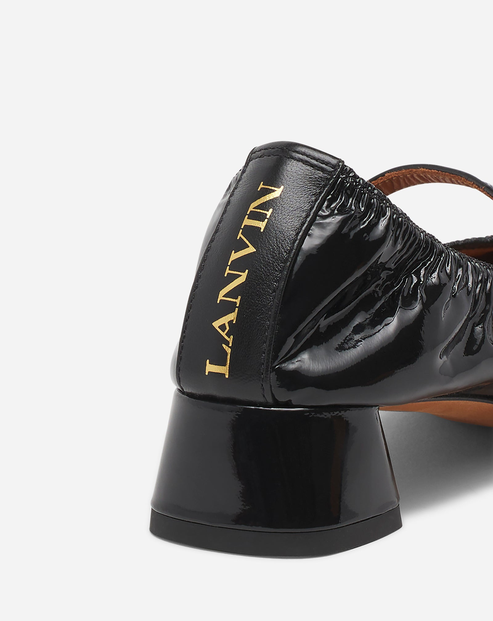 THE BALLERINA HEELED MARY JANE IN GLOSSY LEATHER - 5