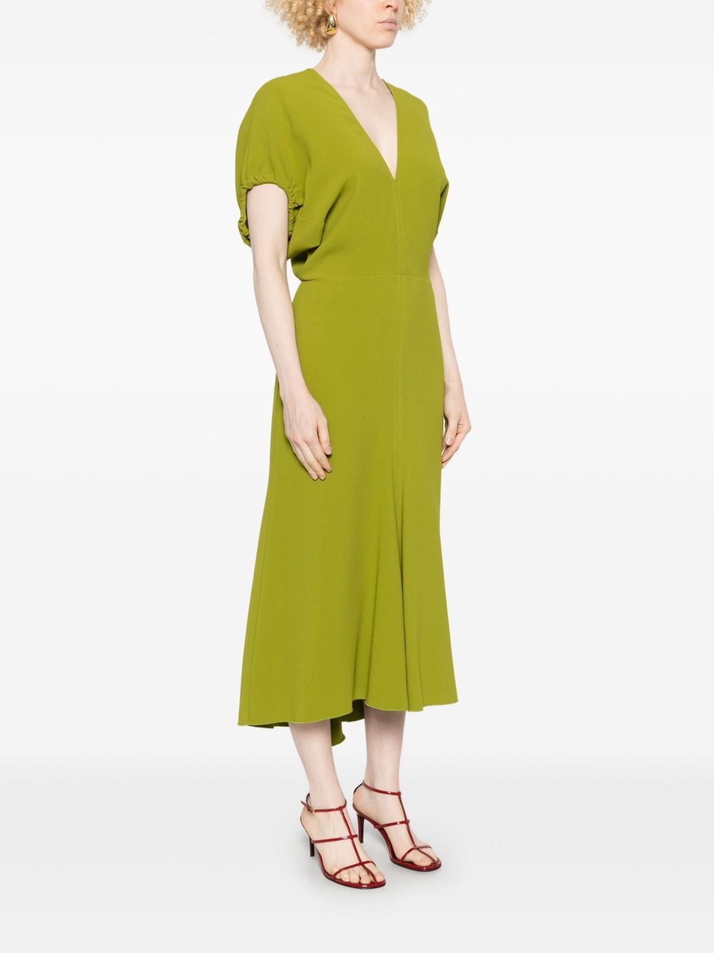 crepe midi dress - 3