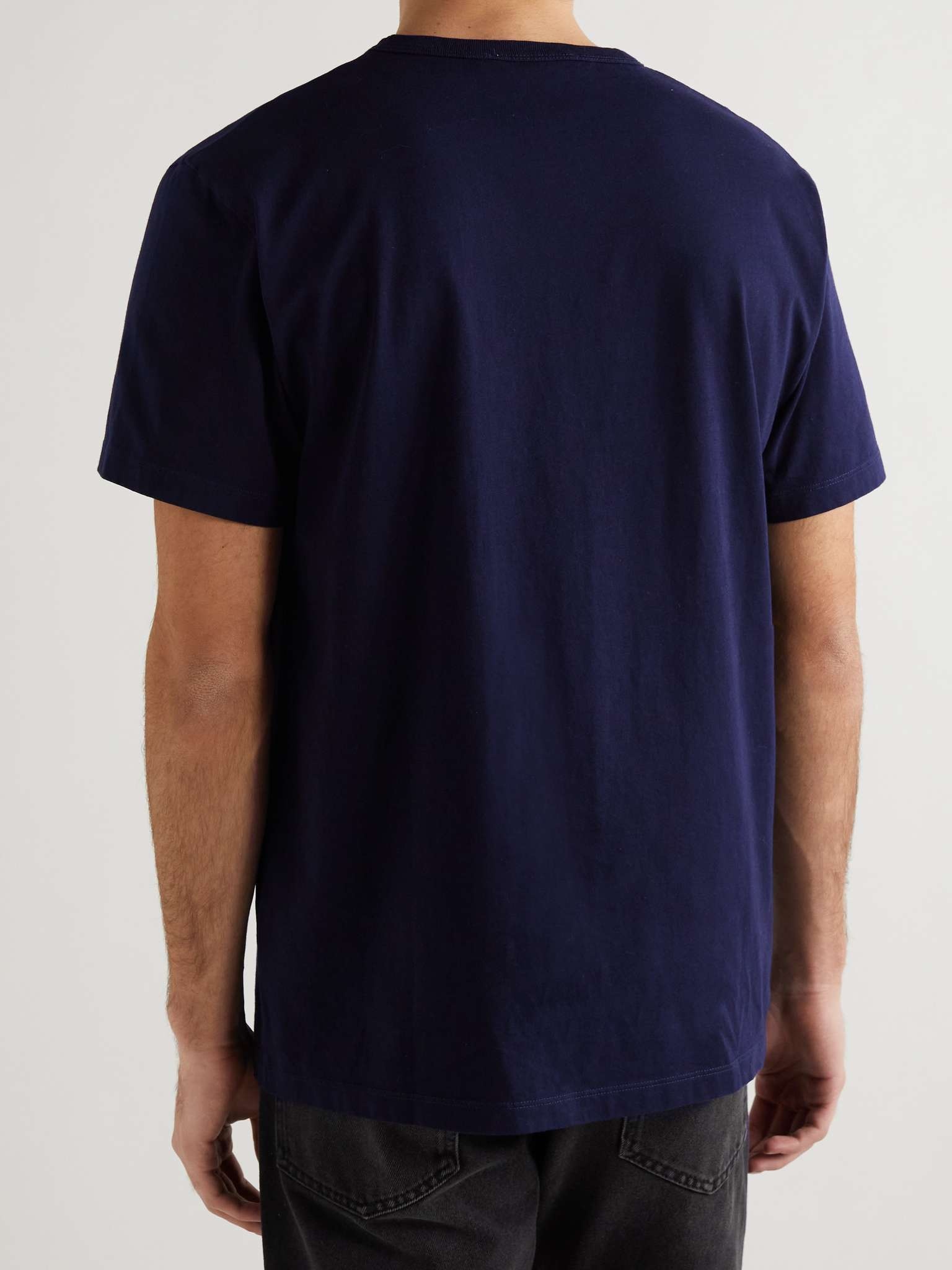 Logo-Appliquéd Cotton-Jersey T-Shirt - 4