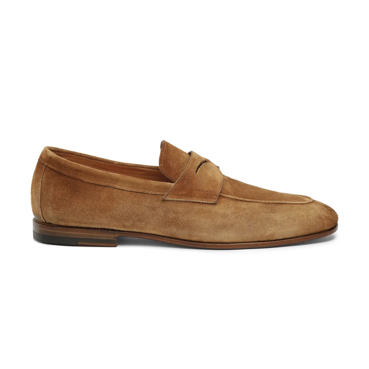 Men's light brown suede Carlo loafer - 1