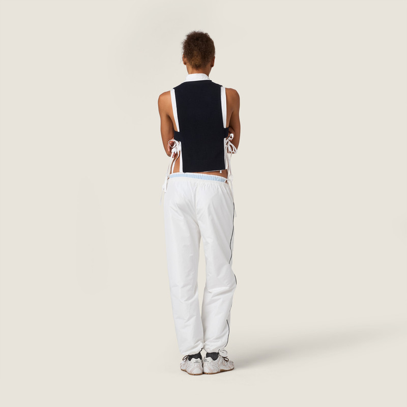 Technical poplin joggers 3