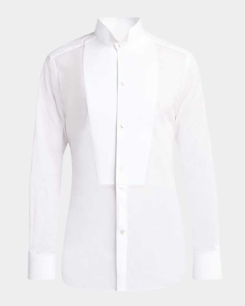 Men's Cocktail Voile Slim-Fit Dress Shirt 1