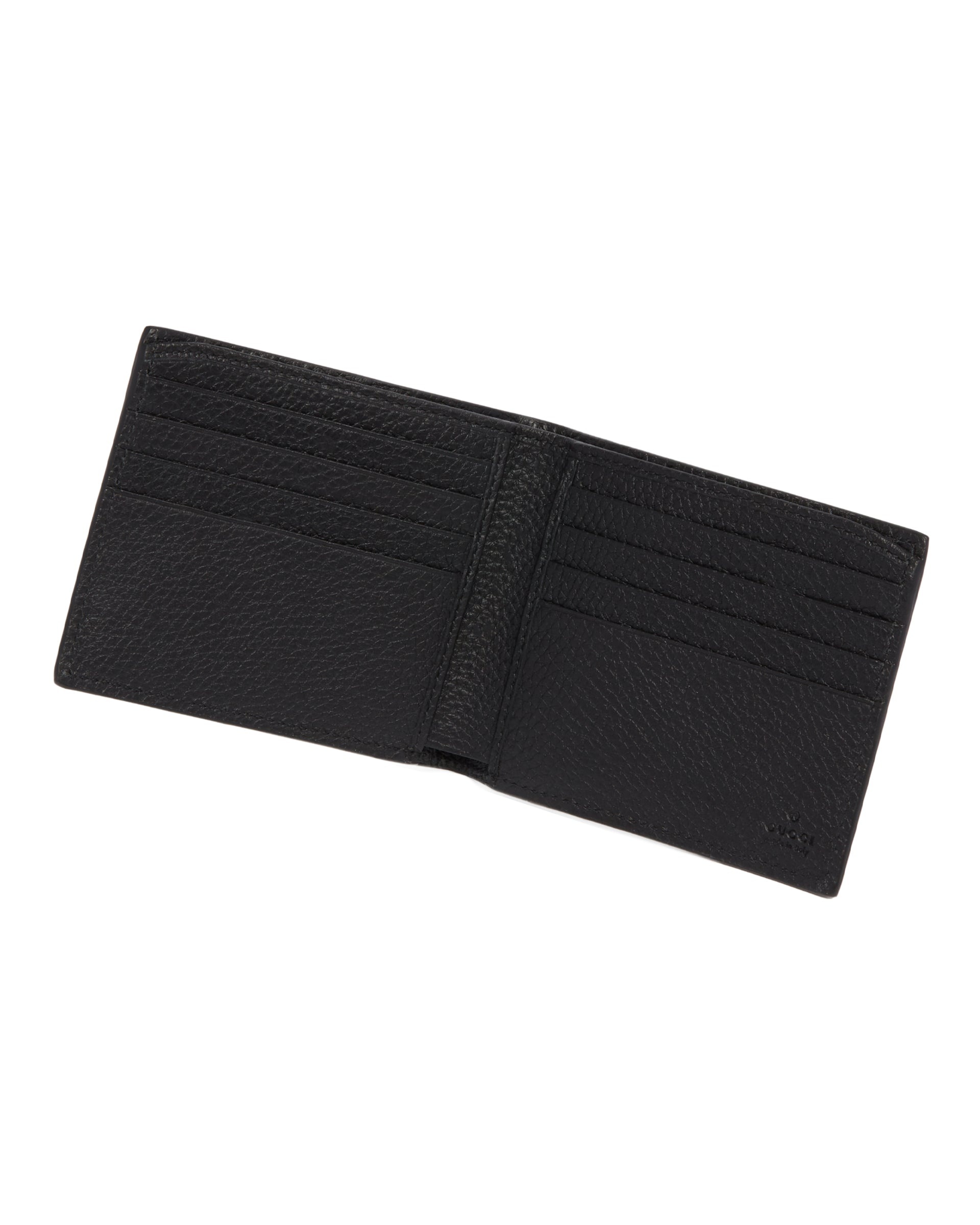 Black Bi-fold Logo Wallet - 3