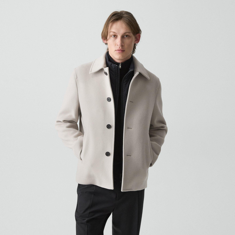 Peacoat in Plush Melton 2