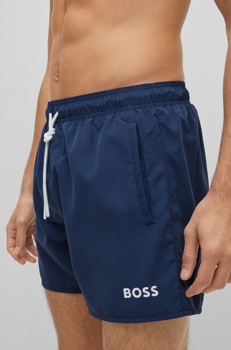 QUICK-DRY SWIM SHORTS IN RECYCLED FABRIC WITH BRANDING 3