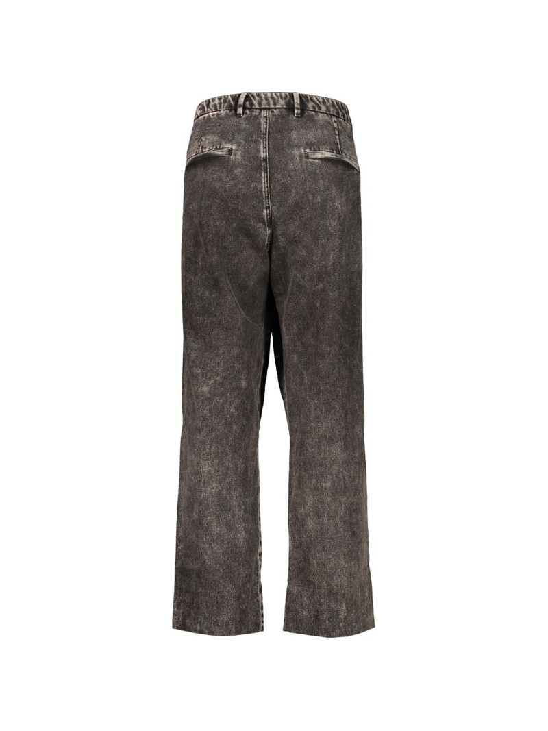 Diesel elasticated wide jeans outlook