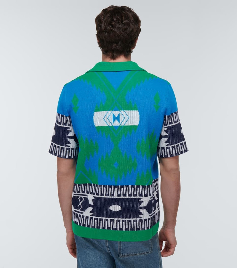 Jacquard cotton shirt 4