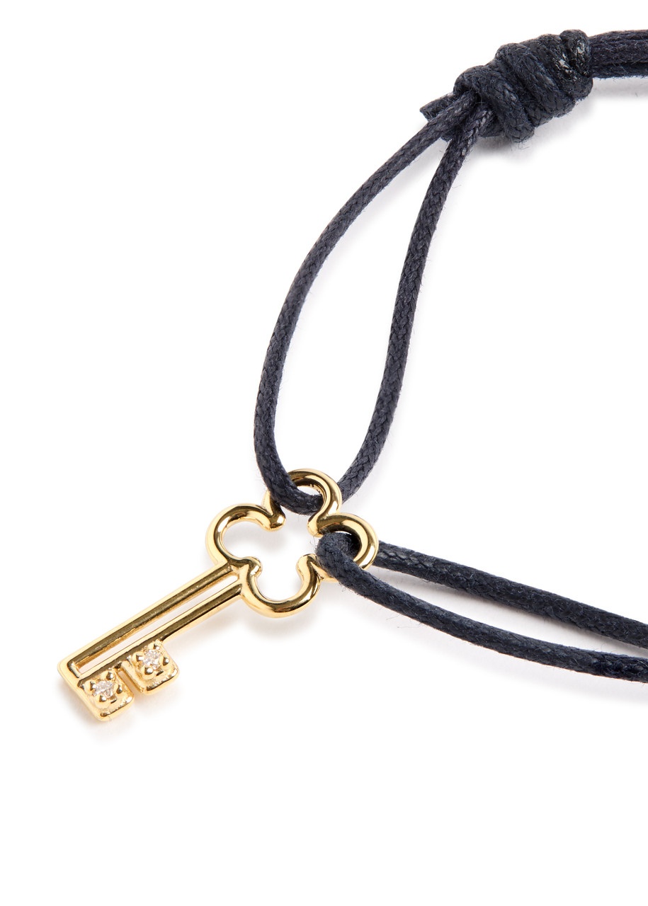 Aliita Llavecita Brillante Embellished Cord Bracelet - 3