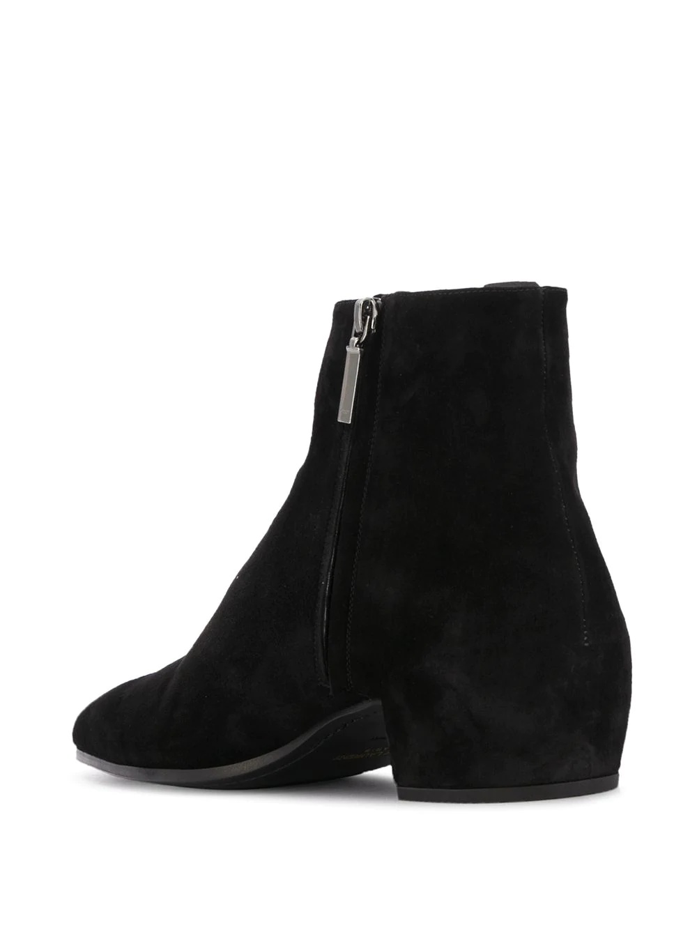 square-toe ankle boots - 3