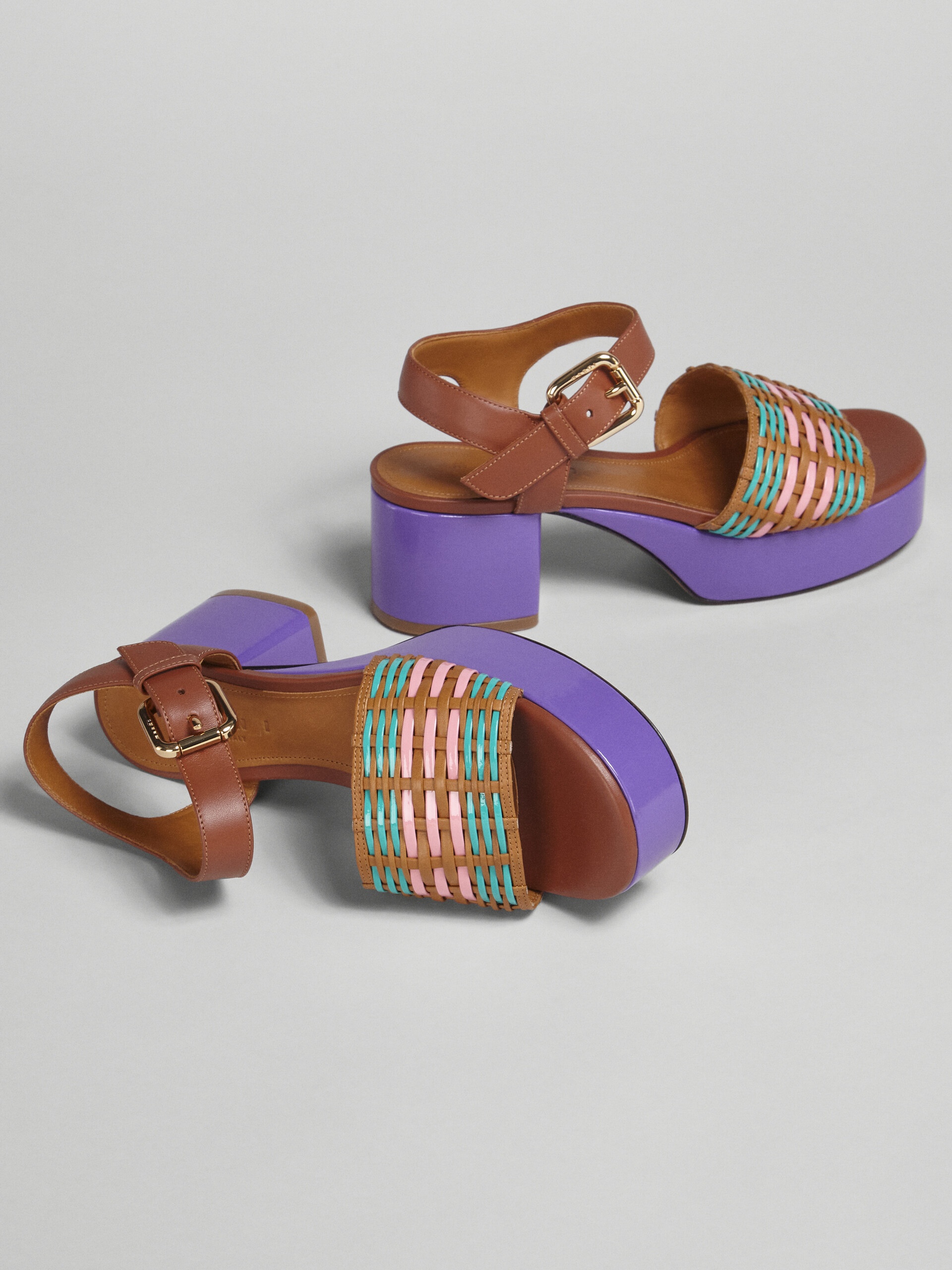 HAND WOVEN VEGETABLE-TANNED LEATHER SANDAL - 5
