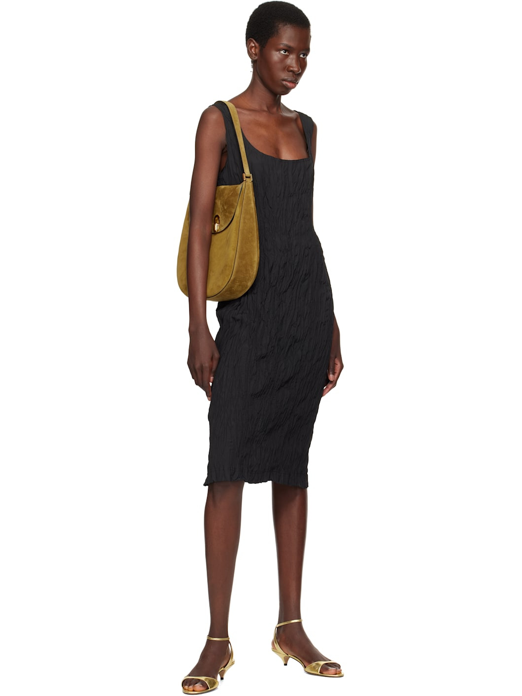 Brown Large Tondo Hobo Bag - 4