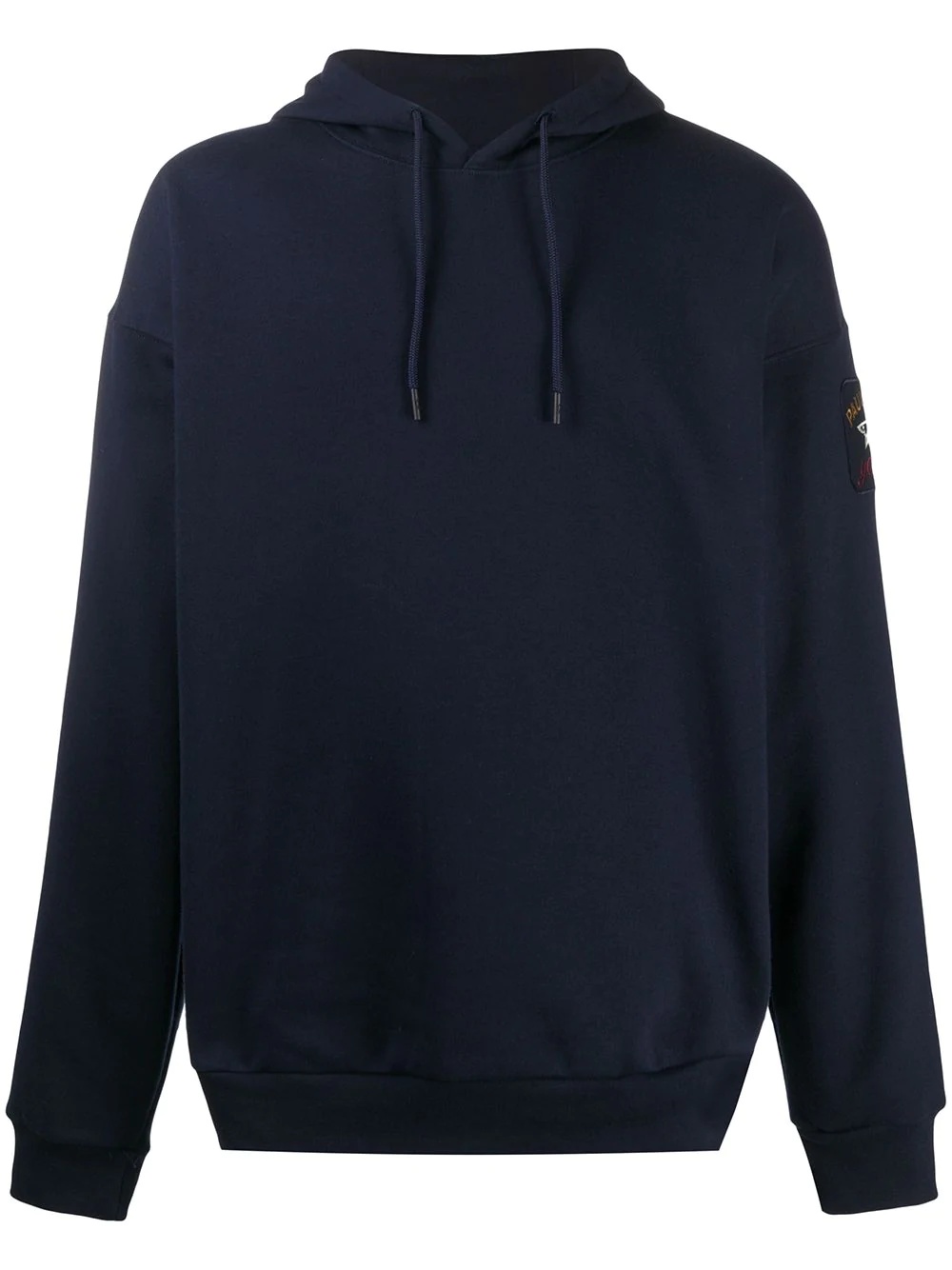 long sleeve embroidered logo hoodie - 1