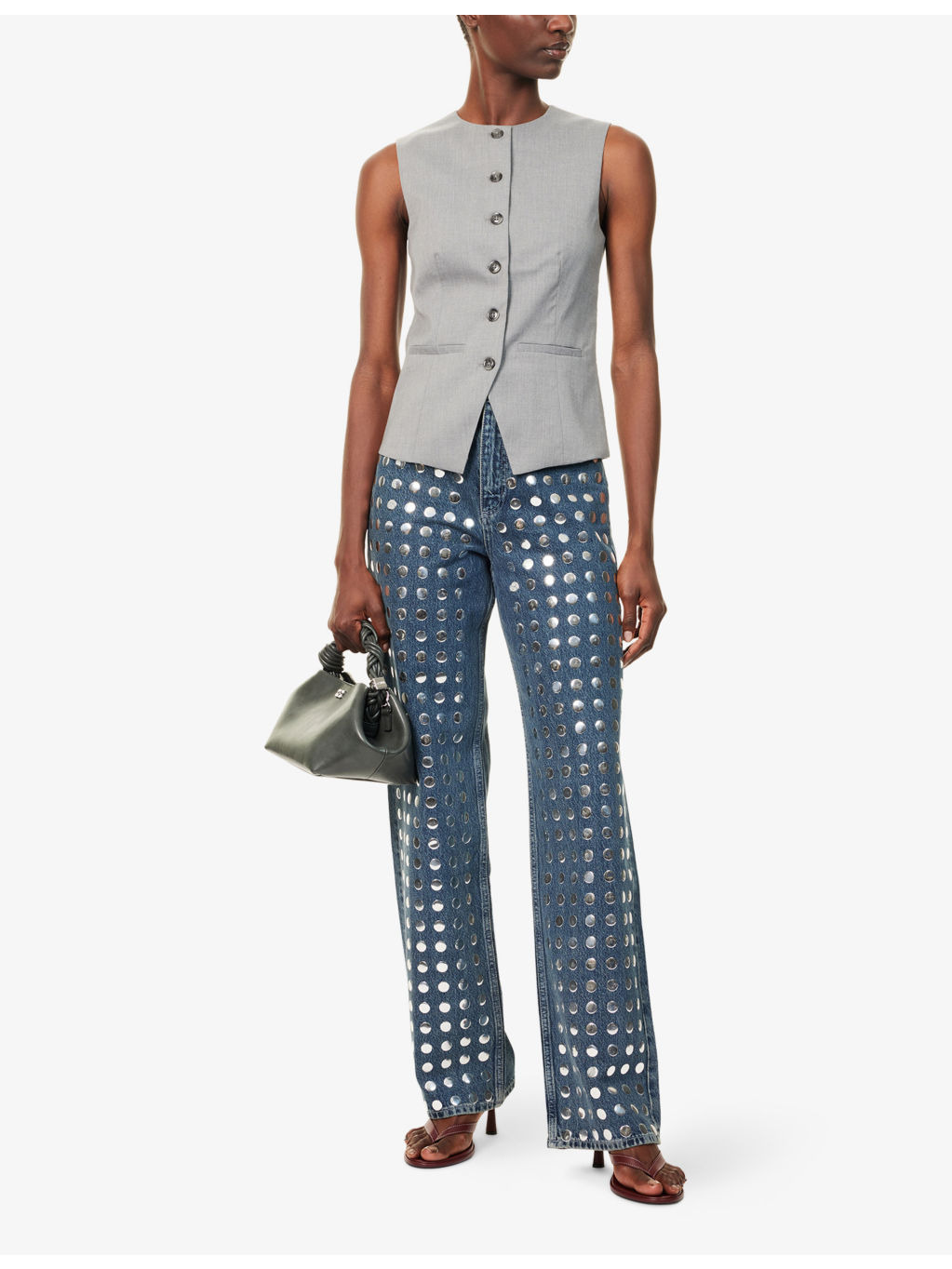 The Shea Straight-Leg Denim Jeans - 2