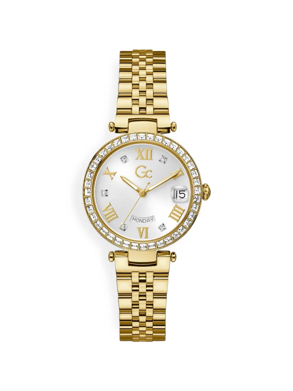 GC Flair crystal mid size metal watch - 1