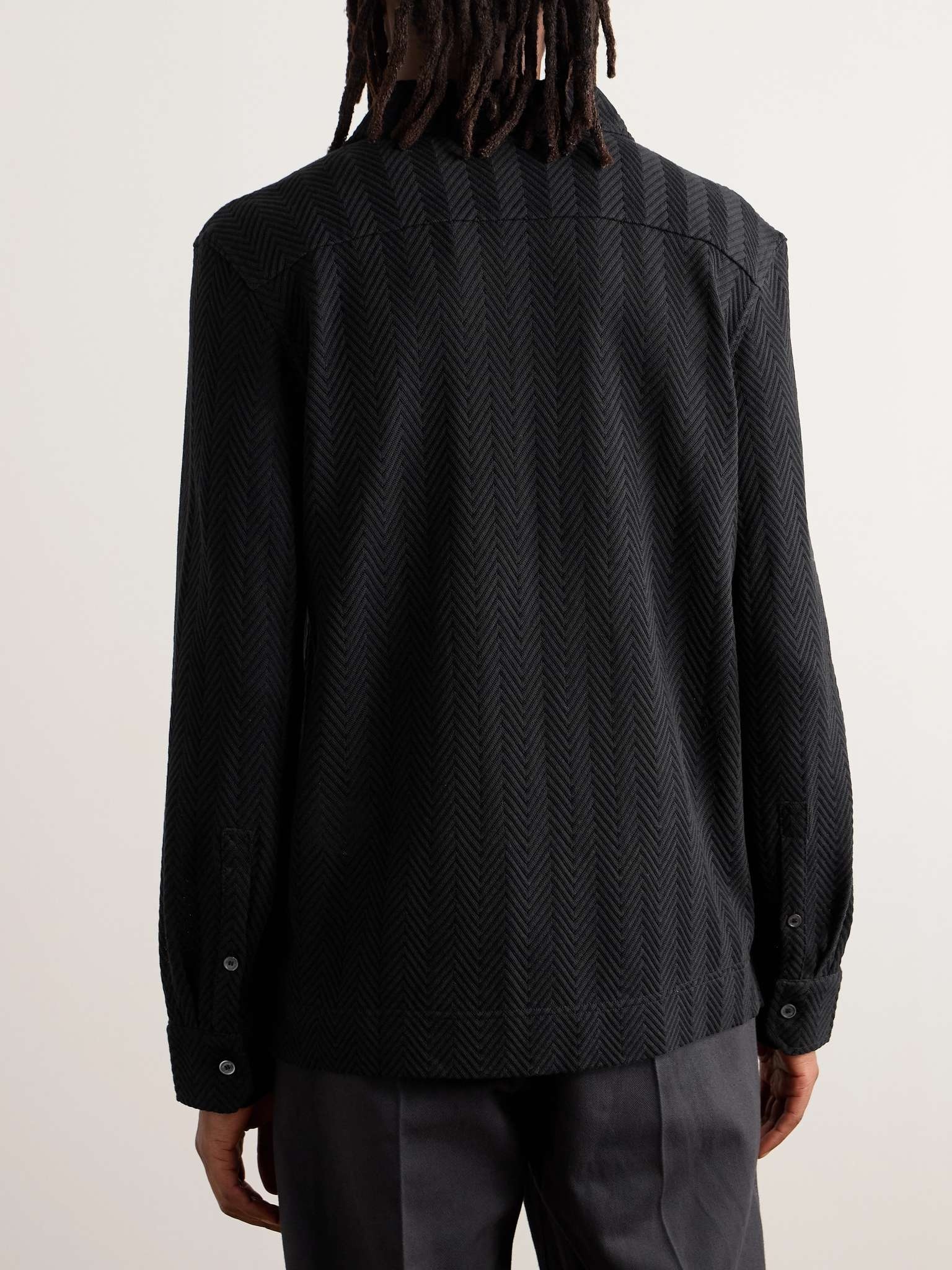Striped Cotton-Blend Shirt - 3