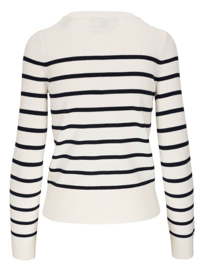 VERONICA BEARD Dianora striped knitted top outlook