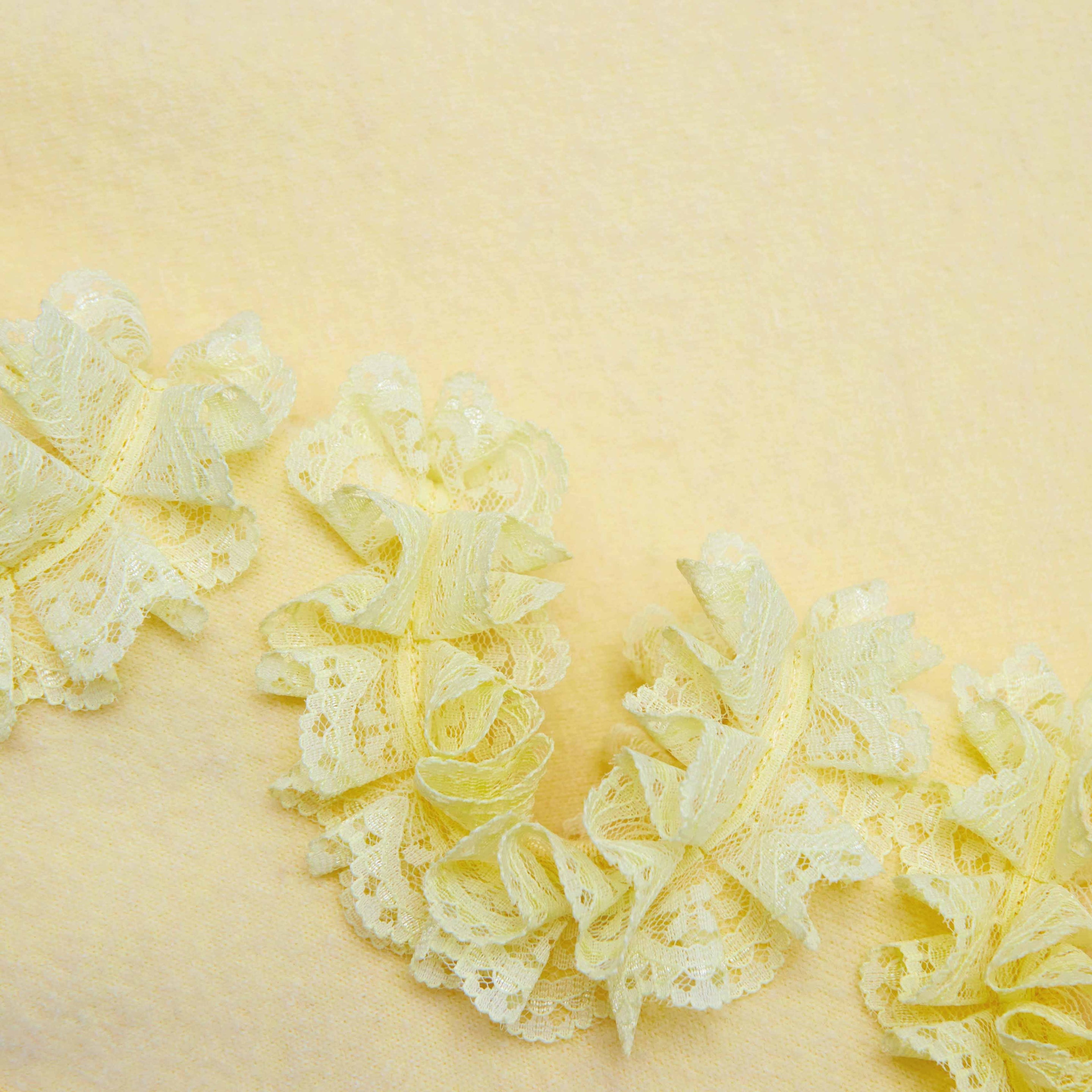 Yellow Cut Out Lace Detail Jumper - 5