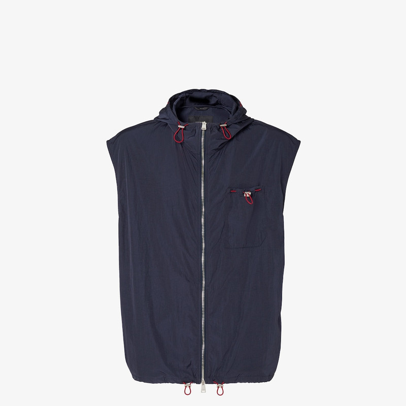 Vest Dark blue nylon vest 1