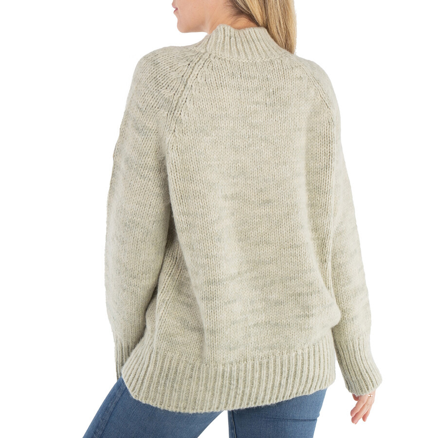 Maison Margiela Ladies Pistachio Botanical Dye Crew-Neck Jumper - 4