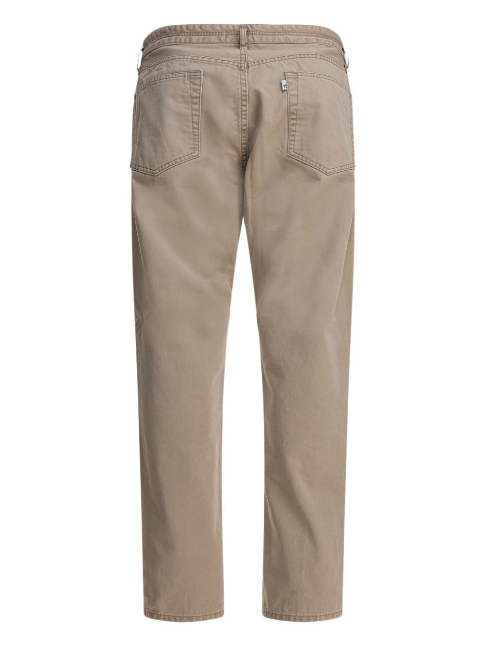 five-pocket cotton trousers - 2