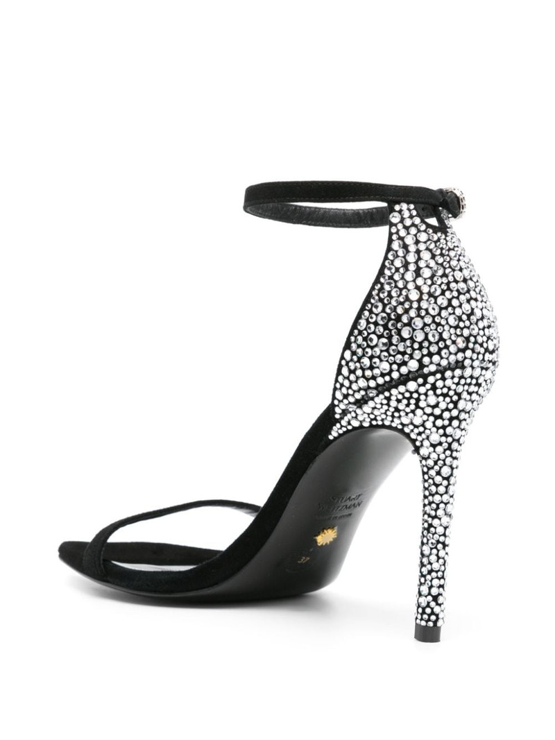 Nudistcurve Royale 100mm rhinestone-embellished sandals 3