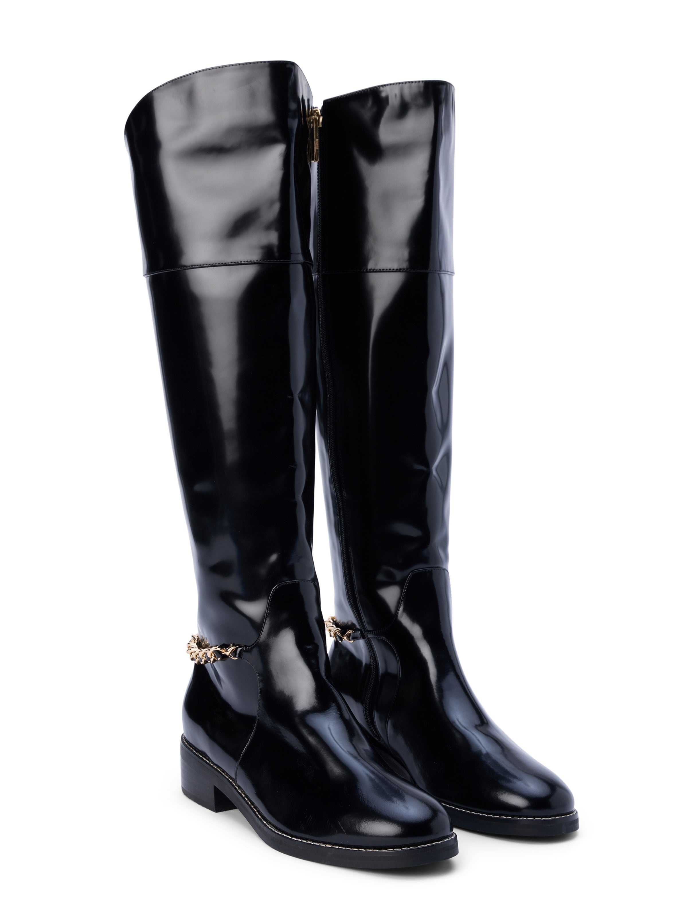 Eulalie Leather Riding Boot - 2