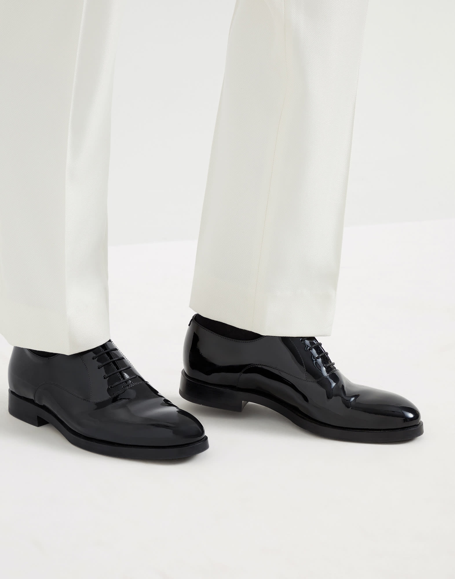 Patent calfskin Oxfords - 4