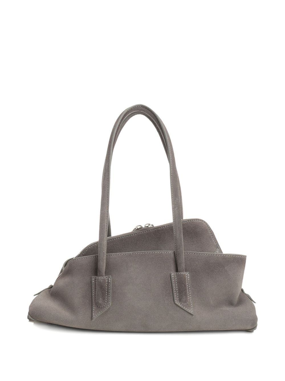 small La Passeggiata suede shoulder bag - 3
