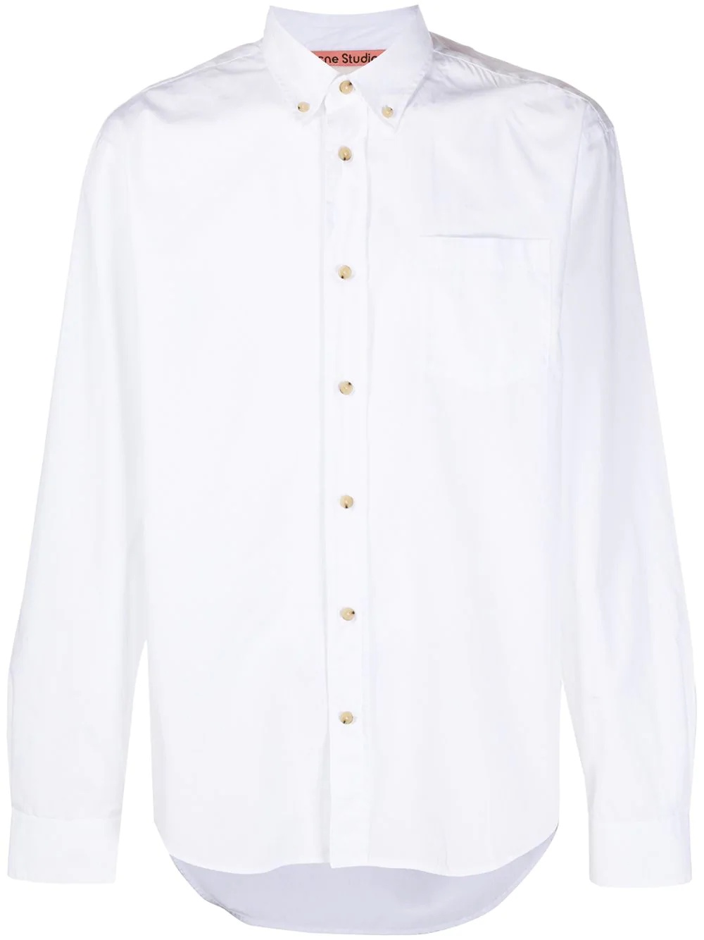 poplin button-down shirt - 1