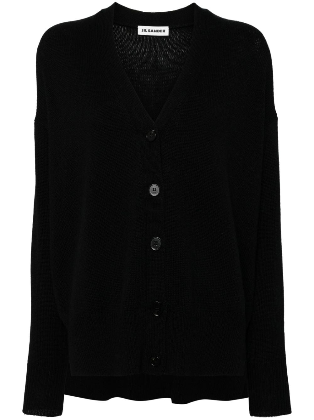 V-neck cashmere cardigan - 1