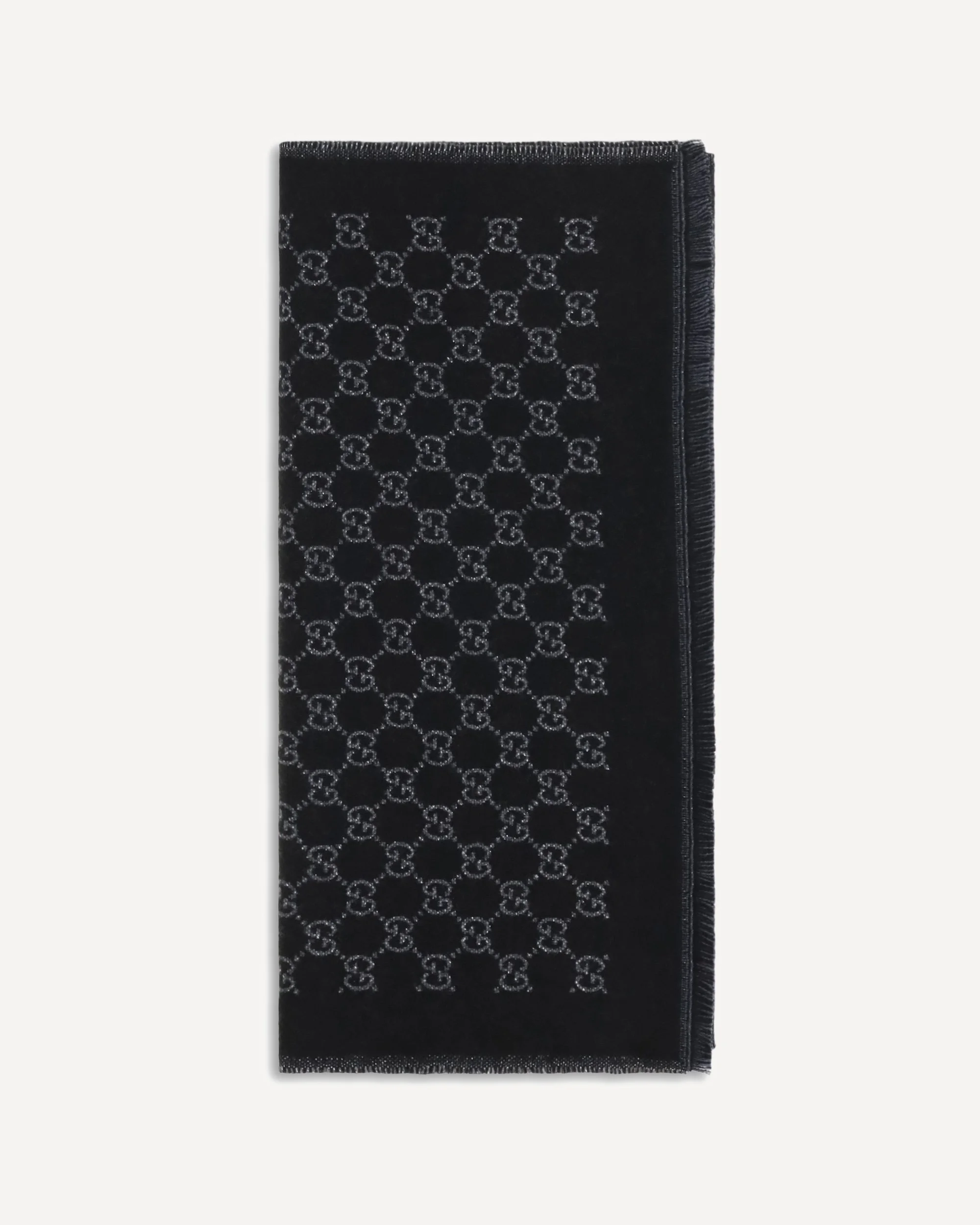 Miss Stenny GG Monogram wool Scarf - 1