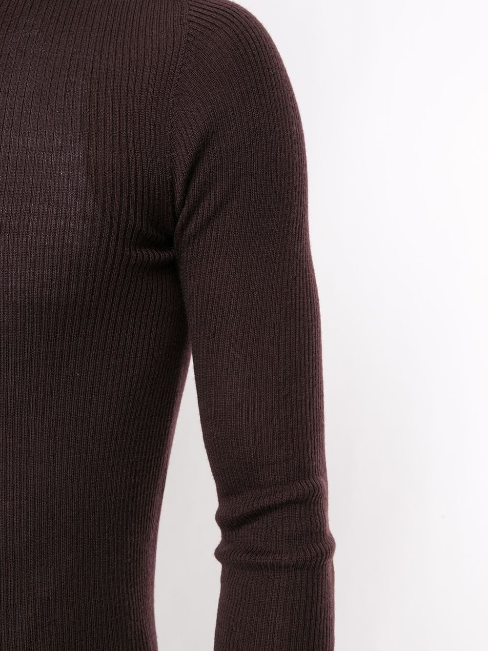 ribbed-knit wool jumper - 5