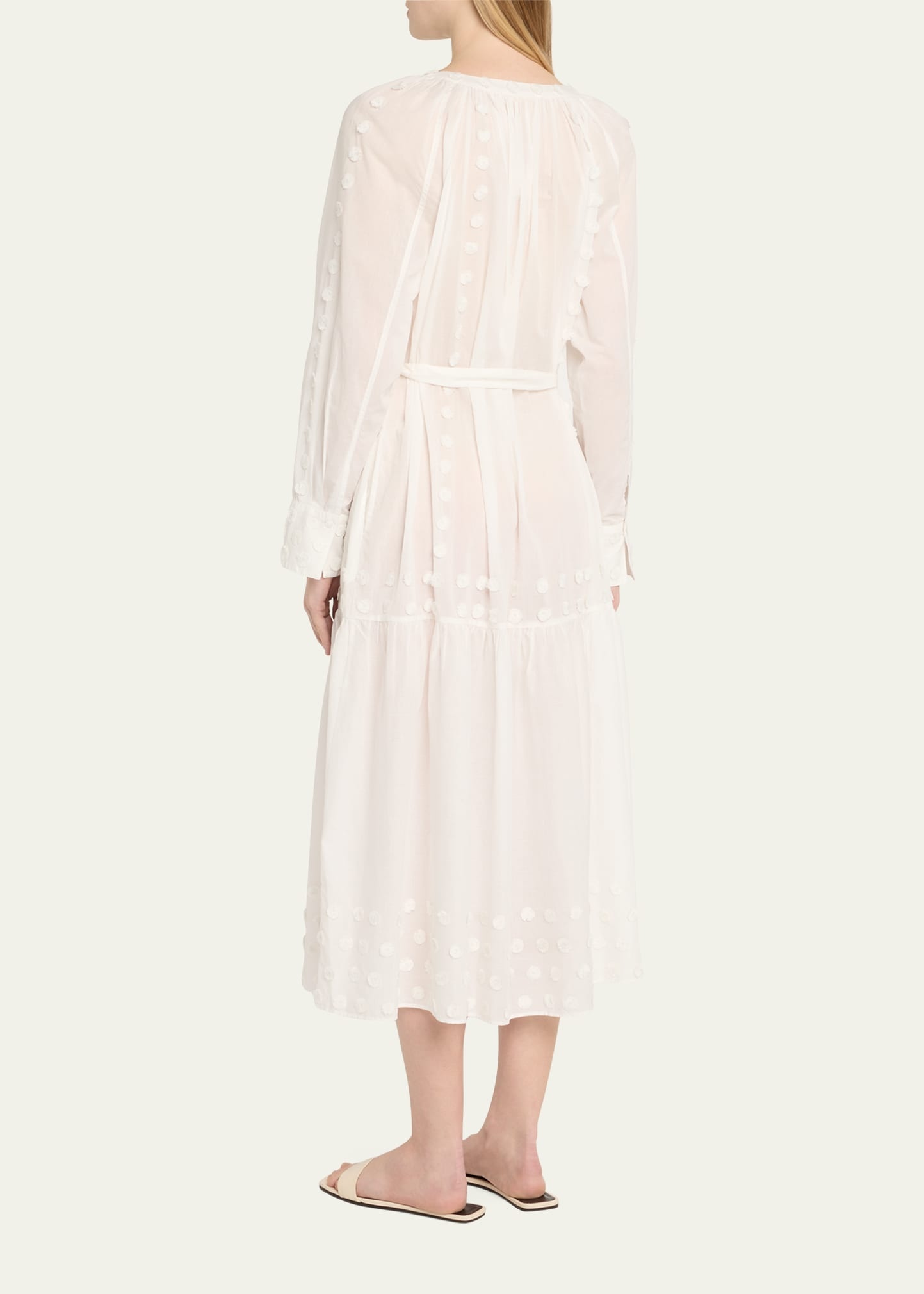 Emera Long-Sleeve Shirtdress Coverup - 3