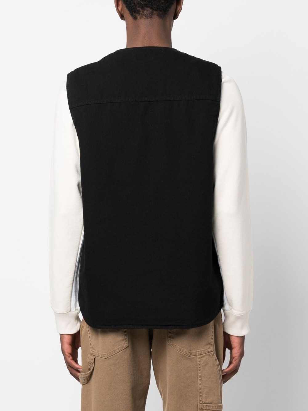V-neck organic-cotton vest - 4