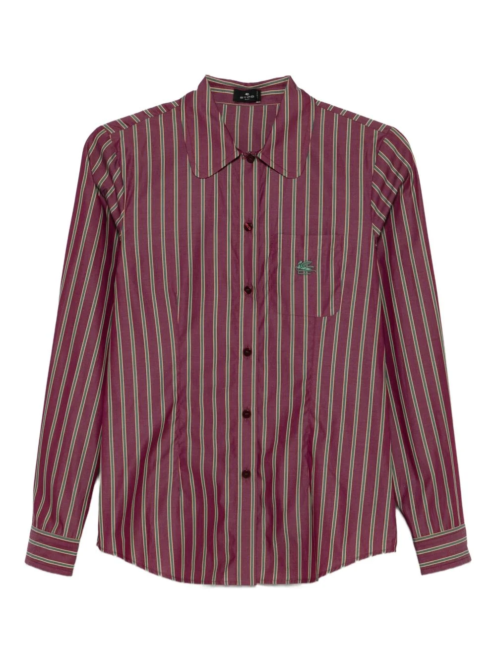 striped long-sleeve shirt - 1