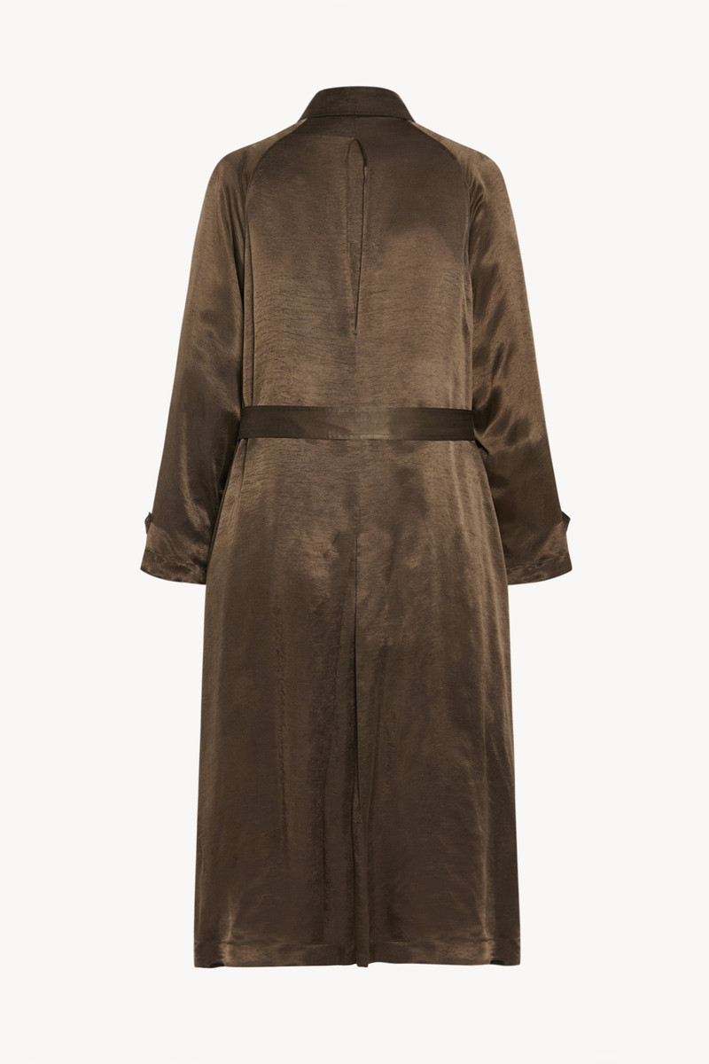 The Row Ryo Coat in Cupro outlook