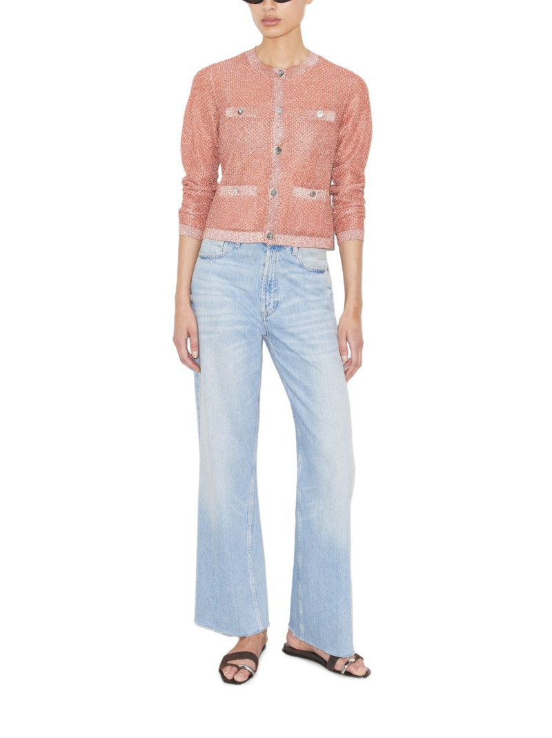 TORY BURCH Kendra mesh cardigan outlook