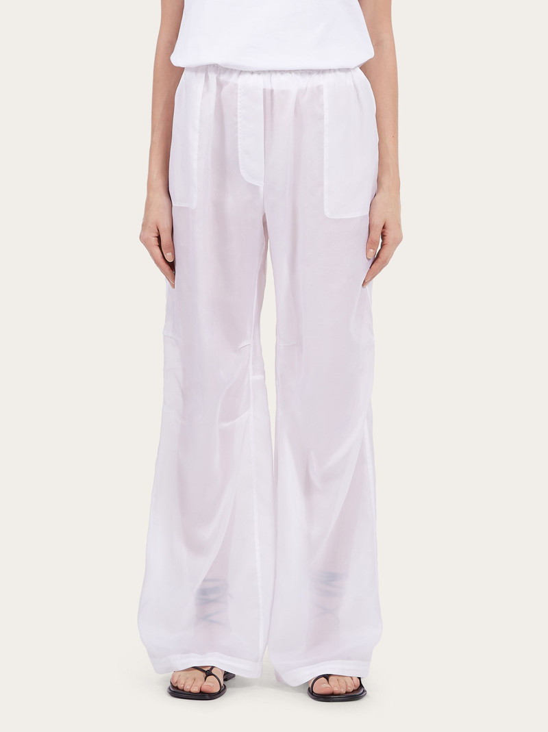 FERRAGAMO Organza cargo pants outlook
