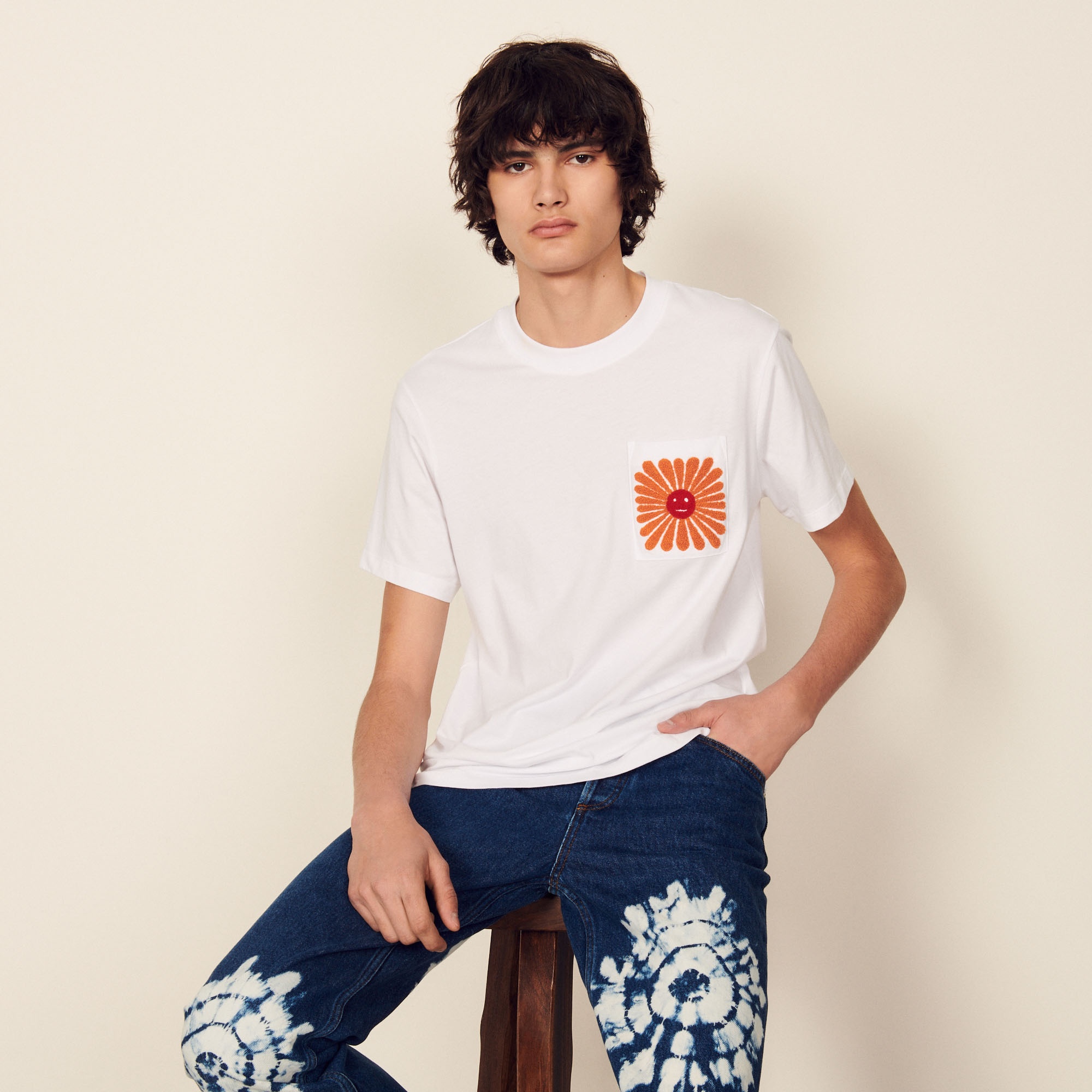 Organic cotton T-shirt with patch - 2