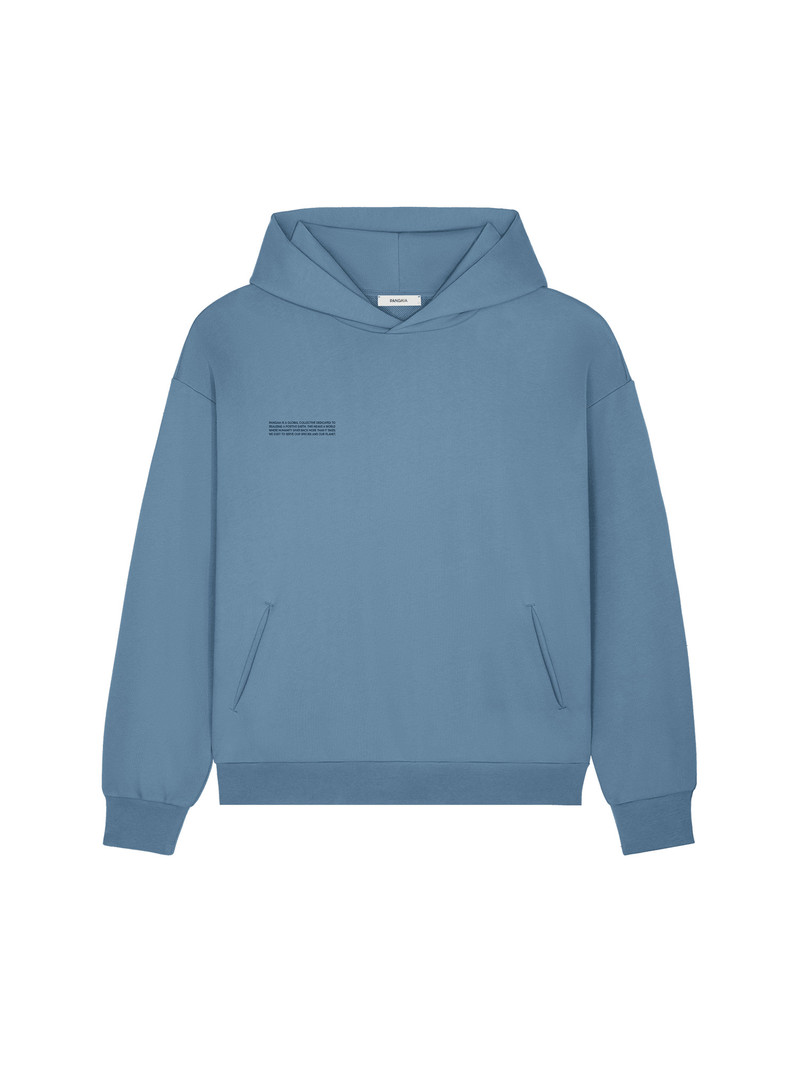 Womens 365 Midweight Hoodie - Indigo Blue 1