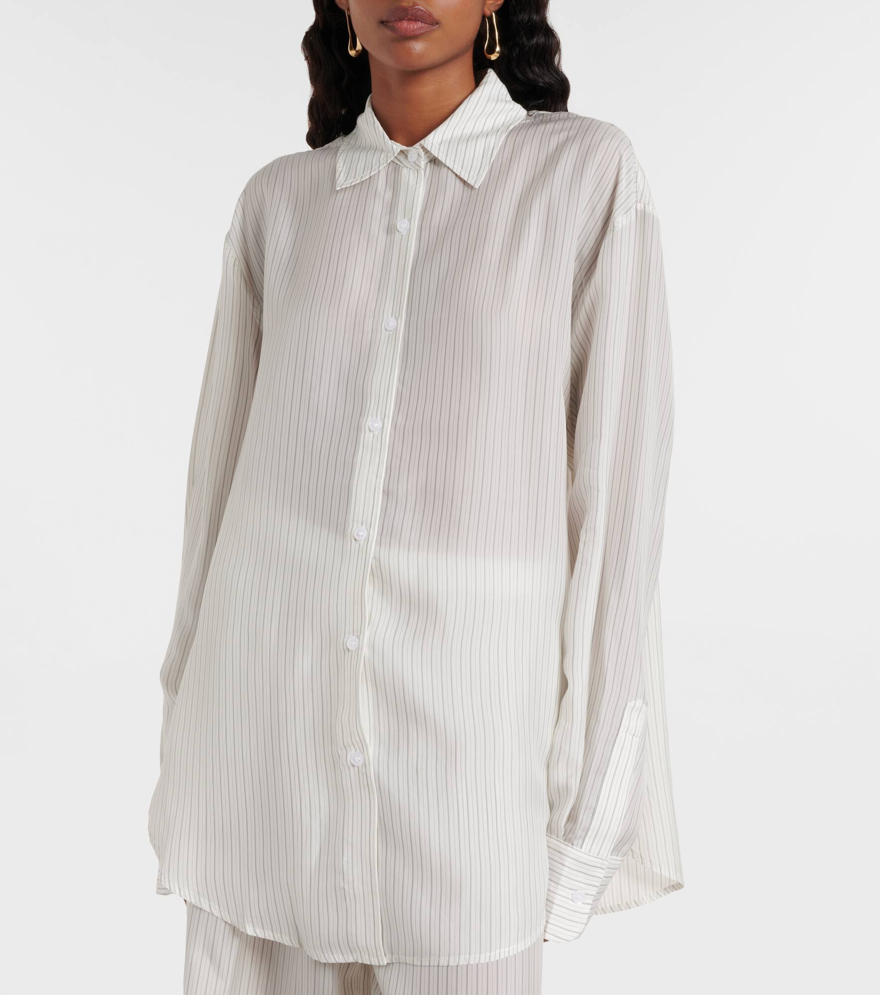 Peri sheer striped shirt - 6
